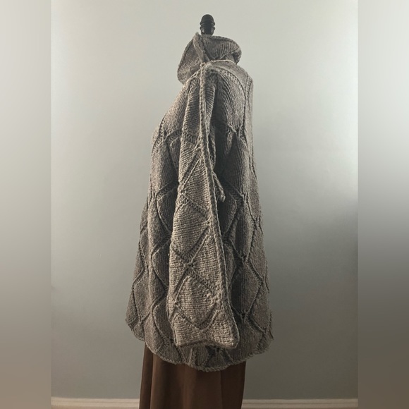 🆕 Handloomed Heavy Turtleneck Sweater Tunic XL - Picture 3 of 5